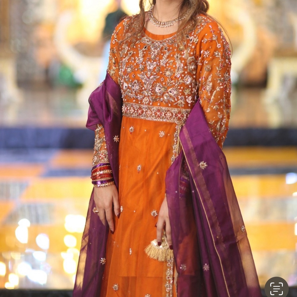 Farah talib aziz inspired Pishwas (angrakhah) with sharara/plazzo